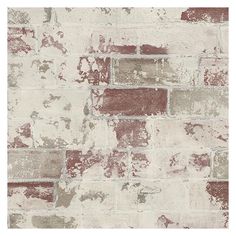 Acquire G67988 Organic Textures Red Brick Wallpaper by Norwall Wallpaper Distressed Brick, Red Brick Wallpaper, Faux Brick Wallpaper, American Wallpaper, Wallpaper Boulevard, Washable Wallpaper, Organic Textures, Wallpaper For Sale, Navy Wallpaper