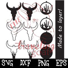 the svg dxf files are ready to be used for cutting and other projects