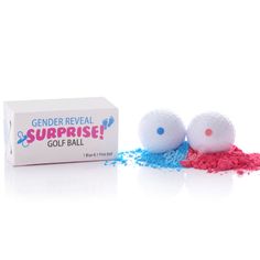 Gender Reveal Golf Ball Kit Themed Gender Reveal Ideas, Gender Reveal Props, New Gender Reveal, Wedding Sparklers Display, Gender Reveal Surprise, Themed Gender Reveal