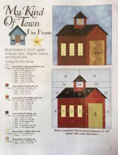 a paper pattern for a house that is in the shape of a house with numbers on it