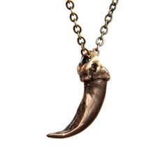 Wolf Claw Necklace Solid Bronze Two Tone Wolf Claw pendant necklace 118 Brass Claw Jewelry As Gift, Medieval Style Hand Cast Bronze Jewelry, Hand Cast Claw Necklace As Gift, Hand Cast Claw Necklace For Gift, Claw Necklace, Gray Wolf, Grey Wolf, A Wolf, Old Days