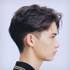 Low Taper Messy Middle Part, Middle Part Hairstyles Men Back, Low Taper Fade Haircut Middle Part, Back Of Hair Men, Asian Low Taper, Under Cut For Men, Low Taper Fade Middle Part, Mens Haircut Thick Hair, Male Undercut Hairstyles