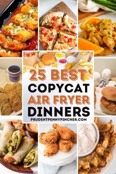 25 best copycat air fryer dinner recipes