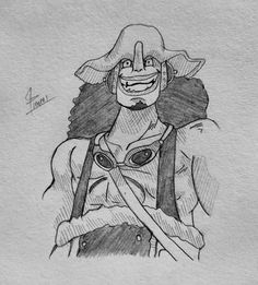 One piece anime Usopp Black And White, Usopp Drawing, One Oiece, God Usopp, Sketch Instagram, Ideas Para Dibujos, References For Drawing