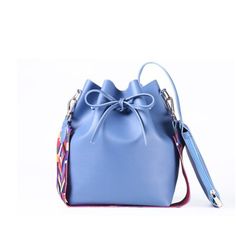 Color: Blue Minimalist Bag, Drawstring Bucket Bag, Crossbody Messenger Bag, Leather Bucket Bag, Leather Bucket, Womens Crossbody Bag, Online Bags, Bag Women, Women's Bags