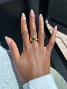 natural acrylic nails on black girl Natural Acrylic Nails Black Women, Short Almond Nails Dark Skin, Matte Natural Acrylic Nails, Acrylic Natural Nails, Natural Nails Color, Nails On Brown Skin Hands, Long Natural Nails Black Woman, Simple Colour Nails, Black Woman Manicure