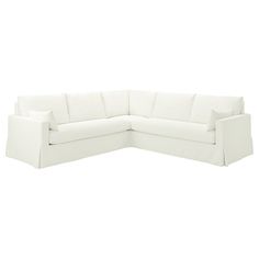 HYLTARP sectional, 4-seat corner, Hallarp white - IKEA White Sectional Living Room, Ikea Sectional, Ikea Makeover, Family Sofa, Laminated Veneer Lumber, White Sectional, Kids Flooring, Ikea Sofa, Sofa Accessories