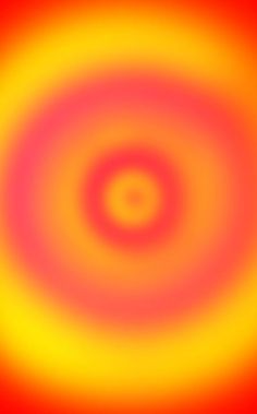 an orange and yellow circular pattern with black background