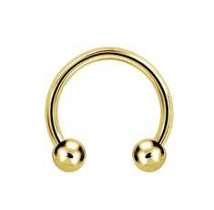 20g Gold Septum Ring Daith/Cartilage/Helix Jewelry..18k Gold PVD Over Surgical Steel with 2.5mm Balls - Comes in 6,7,8 or 10mm.  - 20 Gauge ( 0.80mm ) - Nickel Free - Hand Polish To Perfection - Top Quality Jewelry - At Least Half the Price of Retail Stores Harley Wedding, Cute Nose Rings, Gold Septum Ring, Nose Ring Septum, Gold Septum, Daith Rings, Daith Piercing Jewelry, Helix Jewelry, Gold Nose Ring