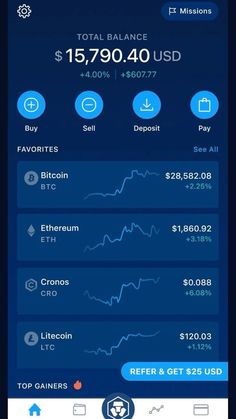 an iphone screen showing the price and options for bitcoin