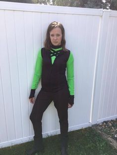 The Women's Cosplaysuit isn't just for costumes! Snag this incredibly versatile pattern to create pajamas, costumes, and more! The bodysuit features a slightly dropped crotch and a semi-fitted body with sleeve and leg cuffs and a center front zipper. You can finish the neck with a simple band for the perfect pajamas, or add a hood for extra coziness and so many more possibilities! The pattern includes options for adding ears to your hood to create several different animal looks! Be a cow, bunny, Fitted Rave Unitard For Cosplay, Fitted Rave Halloween Costume, Long Sleeve Onesie For Cosplay In Winter, Long Sleeve Onesie For Winter Cosplay, Winter Long Sleeve Onesie For Cosplay, Hooded Onesie For Halloween Costume Party, Stretch Unitard For Costume Party And Cosplay Events, Halloween Cosplay Stretch Unitard, Gothic Bodysuit For Halloween Costume Party