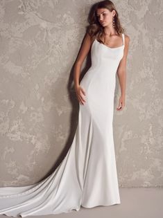 Full body front view of Napa by Maggie Sottero Maggie Sottero Bridal, Maggie Sottero Wedding Dresses, Napa Wedding, Designer Wedding Gowns, Maggie Sottero, Allure Bridal, Bride Look, Designer Wedding, Wedding Dresses Simple