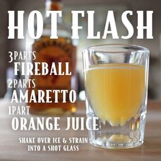 Fireball Drinks Recipes, Fireball Shots, Fireball Recipes, Fireball Drinks, Fireball Whiskey, Liquor Drinks, Shot Recipes