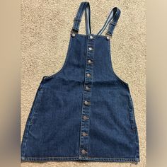 Size L Casual Denim Dress From Forever 21, Casual Blue Denim Dress From Forever 21, Casual Blue Denim Dress By Forever 21, Casual Blue Dress From Forever 21, Jean Mini Dress, Trendy Denim Dress By Forever 21, Forever 21 Casual Denim Dress, Casual Forever 21 Denim Dress, Fitted Medium Wash Denim Dress By Forever 21