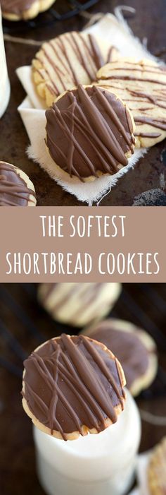 the softest shortbread cookies are ready to be eaten