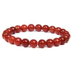 Embrace the bold and fiery energy of the Red Agate Bracelet, a stunning accessory that exudes confidence and passion.Red agate is believed to possess energizing properties that stimulate vitality, creativity, and passion. Wearing the Red Agate Bracelet can help invigorate your spirit and inspire you to pursue your goals with renewed vigor and determination. * Unisex Bracelet* 8mm beads* Made to Fit Your Wrist or Anklet* Made with Pure Positive Energy* Great Gift for Everyone Cat Eye Bracelet, Mala Jewelry, Chakra Beads, Stone Bracelets, Stone Bangle, Natural Stone Bracelets, Elegant Bracelet, Agate Bracelet, Mens Beaded Bracelets