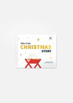 the christmas story book is on display