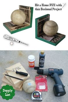 two boxes with baseballs and other items in them, one is open to show the contents