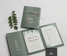 the wedding stationery is laid out and ready to be used