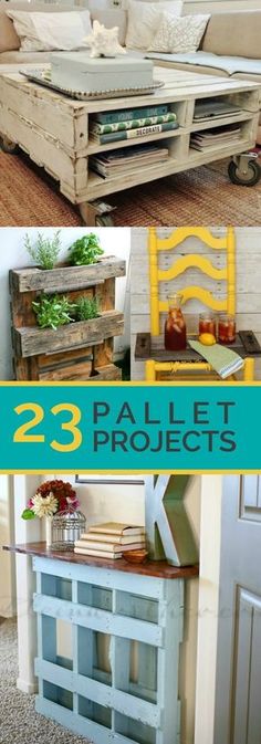 pallet projects that are easy and cheap to make with wood pallets for furniture