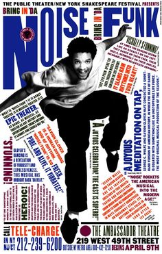 the poster for noise punk, which features an image of a man jumping in the air