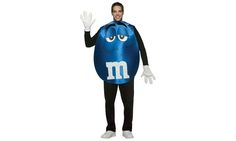 a man in an m & m costume