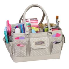 a purse filled with lots of different items