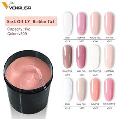 Venalisa UV Builder Gel 1kg Bulk Package Nail Art Salon Crystal Transparent UV Cover Gel Nail Hard 25 Camouflage Jelly Colors. . . #nail #nails #nailpolish #nailart #nailsdid #nails2inspire #prettynails #nailstyle #nailgasm #nailgame #nailglam #nailgel #nailgelpolish #nailgelart #venalisanailgel #venalisa #venalisanails #venalisanailgelpolish #venalisagelpolish⁠ Shellac Nail Polish, Natural Gel Nails, Gel Nail Removal, Gel Pedicure, Hard Gel Nails, Washing Hands, Nail Polish Kits