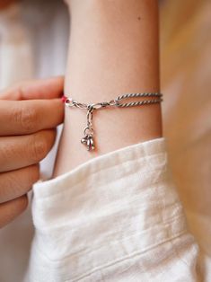 「Chinoiserie」Silver Little Fish Braided Bracelet | Jewelry | Three Fleas Traditional Silver Chain Bracelets Gift, Traditional Silver Jewelry For Friendship, Plastic Shop, Chinese Element, Vintage Chinoiserie, Jade Crystal, Necklaces And Rings, Chinoiserie Style, Braided Bracelet