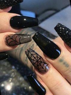 "Transform your nails into works of art with these #HalloweenNailDesigns that are sure to impress. Whether you're going for a classic black and orange look or something more unique, these #HalloweenNailIdeas have got you covered. 🕷️🕸️ #NailsofInstagram #HalloweenBeauty #NailAddict #HalloweenNailArt #HalloweenNailGoals #HalloweenNailInspo #NailEnvy #HalloweenNailGame #NailSwag #HalloweenNailGoals Corn Nails, Nails Spider, Web Nails, Candy Corn Nails, Pastel Nail Art, Halloween Nails Diy, Costumes College