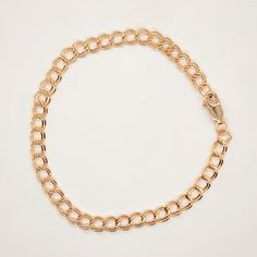 Gold Double Cable Bracelet - Going Golden Elegant Metal Cuban Link Bracelet With Curb Chain, Elegant Cuban Link Bracelet For Everyday, Chic Gold Link Chain Bracelet, Gold Curb Chain Bracelets For Everyday, Classic Gold Chain Paperclip Bracelet, Everyday Gold Bracelets With Curb Chain, Classic Curb Chain Charm Bracelet For Everyday, Classic Charm Bracelet With Curb Chain For Everyday, Chic Yellow Gold Chain Link Bracelet