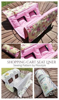 the sewing pattern for a car seat cover