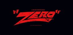 the poster for the upcoming movie zero