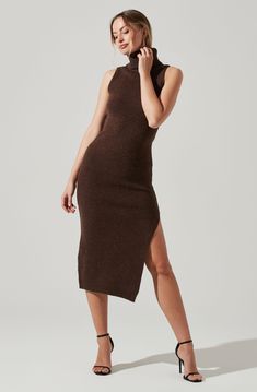 Sweater dresses keep you looking chic and oh so comfy! Find more midi dresses and knit dresses from ASTR The Label. Turtle Neck Knit Sweater, Sheer Midi Dress, Wrap Dress Midi, Turtleneck Midi Dress, Midi Sweater Dress, Sleeveless Sweater Dress, Black Striped Dress, Ribbed Sweater Dress, Red Cocktail Dress