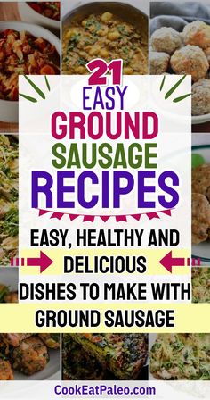 the best ground sausage recipe is easy to make and delicious