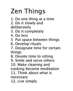 Zen Things, Morning Yoga, Simple Living, Life Planner, Good Advice, The Words, Inner Peace, Namaste, Feng Shui