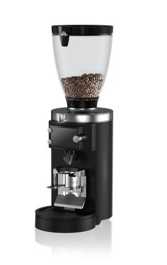 front view of the Mahlkönig E65 GBW Commercial Espresso Grinder in black knockout by Clive Coffee French Press Cold Brew, Commercial Coffee Machines, Espresso Grinder, La Marzocco, Coffee Equipment, Espresso Bar, Weight Control, Espresso Machines, Coffee Grinder