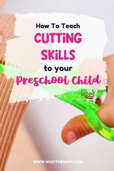 Teaching Scissor Skills Preschool, Handwriting Help, Skills For Preschoolers, Therapy For Kids, Scissors Skills, Kindergarten Parent, Preschool Fine Motor Activities, Self Help Skills, Handwriting Activities