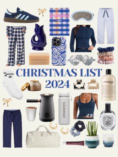 the christmas list is full of items and things to buy for your holiday wish list