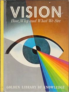 a book cover with an eye and the words vision on it's front page