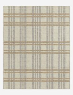 a beige and grey plaid pattern on a white background