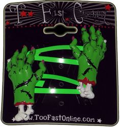 Zombie hand hair clip Zombie Hands, Scene Accessories, Zombie Hand, Scene Outfits, Rawr Xd, Emo Kid, Scene Fashion, Baby Unicorn, Scene Kids