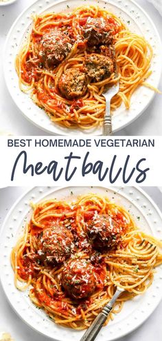 These easy-baked vegetarian meatballs are so meaty and flavorful that nobody will miss the meat. These are made with roasted eggplant and mushrooms mixed with incredible spices. Very hearty and great for kids. Meatballs With Mushrooms, Eggplant Meatballs, Healthy Pasta Dishes, Vegetarian Meatballs, Healthy Winter Meals, Meatball Dinner, Vegetarian Recipes Dinner Healthy, Easy Pasta Dinner, Roasted Eggplant