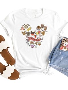 Best Day Ever Snacks Mom T-Shirt Bella + Canvas Unisex Jersey Short Sleeve Tee - Many Colors - Sydney So Sweet Park Snacks, Mom Wardrobe, Disney Snacks, Disney Park, Disney Theme Parks, Disney Theme, Mickey Ears, Baby Outfits, Best Day Ever