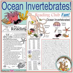 the ocean inverterates reading club fun activity for kids to learn how to read