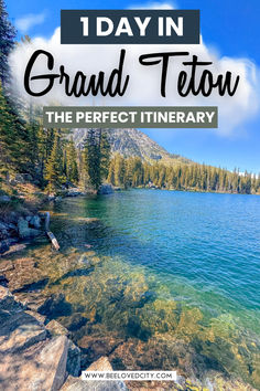 Planning a Wyoming vacation? This 1-day Grand Teton National Park itinerary is a must for your Jackson Hole vacation. Explore the beauty of Wyoming, from stunning Jackson, Wyoming, to the wonders of Yellowstone National Park. Whether it’s a quick Yellowstone trip or a full Wyoming travel experience, this guide ensures your national park vacation is unforgettable. #WyomingVacation #JacksonHole #YellowstoneTrip Jackson Hole Itinerary, Wyoming Travel Road Trips, Things To Do In Wyoming, Pinedale Wyoming, Jenny Lake, National Park Itinerary