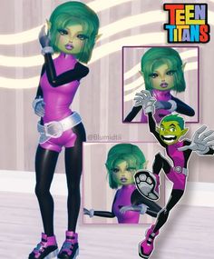 Fav Aesthetic Outfit, Dti Cosplay Fits, Teen Titans Outfits, Duo Dress, Dti Theme, Dti Hacks, Dti Ideas, Dti Fits