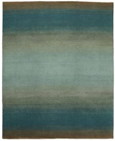 TEAL TWILIGHT EARTH 8X10 Ombre Area Rug by Tufenkian Artisan Carpets Twilight Collection, Teal And Brown, Teal & Gold Rugs, India Design, Pet Urine, Calming Atmosphere, White Towels, Bleu Turquoise, Go Green