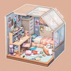 Instagram The Sims 4 Builds, Anime Houses, Sims 4 Builds, Sims Builds, Sims 4 House Design, Aesthetic Rooms, Sims Community