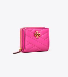 Tory Burch Kira Chevron, Kira Chevron, Pink Wallet, Tory Burch Wallet, Tory Burch Kira, Perfect Purse, Women's Wallets, Chevron Quilt, Designer Wallets